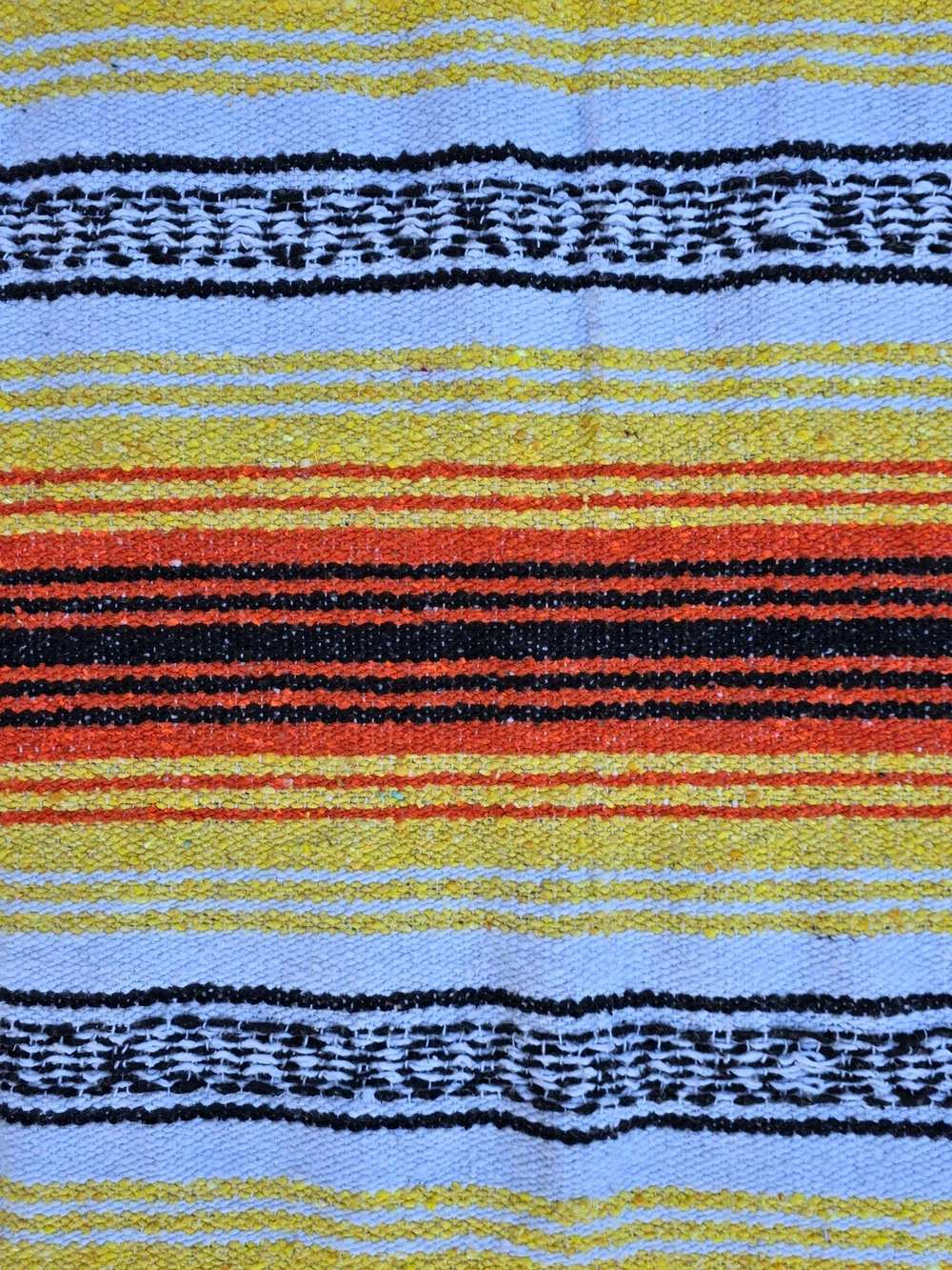 Artesanias F.R. Mexican Falsa Blanket 67x41 Boho Serape Throw